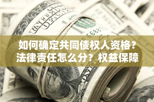 济南如何确定共同债权人资格？法律责任怎么分？权益保障技巧揭秘！