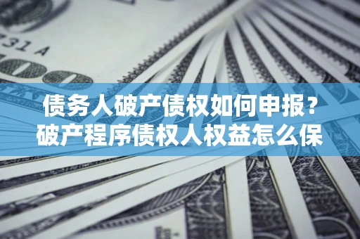 济南债务人破产债权如何申报？破产程序债权人权益怎么保障？