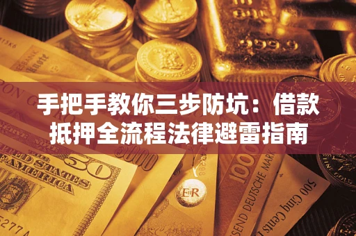 济南手把手教你三步防坑：借款抵押全流程法律避雷指南