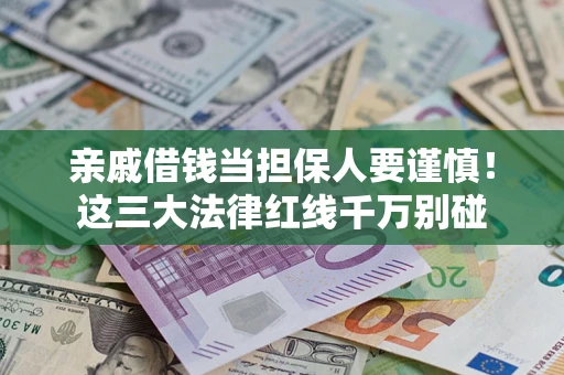 济南亲戚借钱当担保人要谨慎！这三大法律红线千万别碰