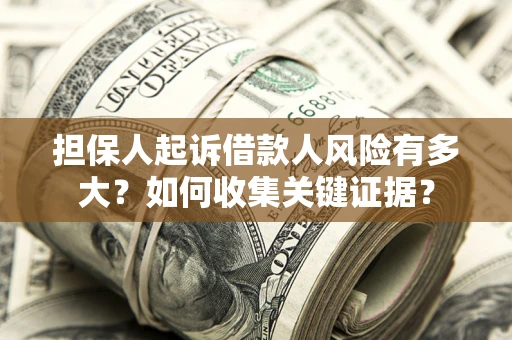 济南担保人起诉借款人风险有多大？如何收集关键证据？