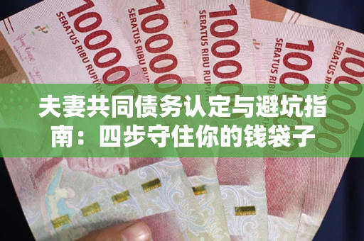 济南夫妻共同债务认定与避坑指南：四步守住你的钱袋子