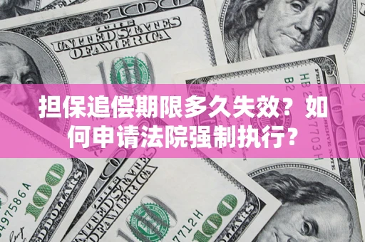 济南担保追偿期限多久失效？如何申请法院强制执行？