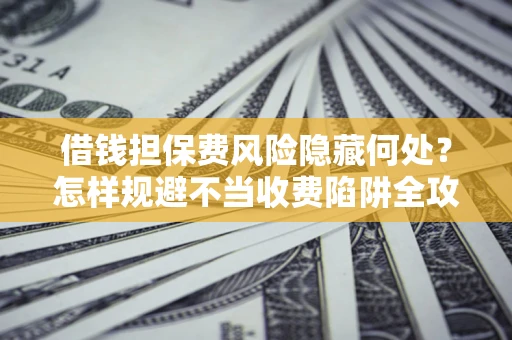 济南借钱担保费风险隐藏何处？怎样规避不当收费陷阱全攻略！