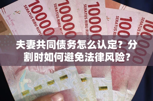 济南夫妻共同债务怎么认定？分割时如何避免法律风险？